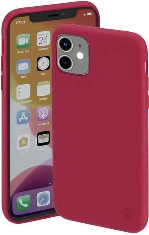 купить Чехол для смартфона Hama iPhone 12 mini Finest Feel 188811 red в Кишинёве 