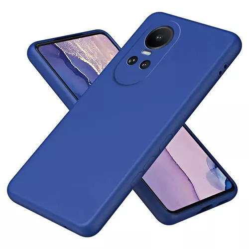 cumpără Husă pentru smartphone Helmet Liquid Silicone Oppo Reno 10 5G, Blue în Chișinău 