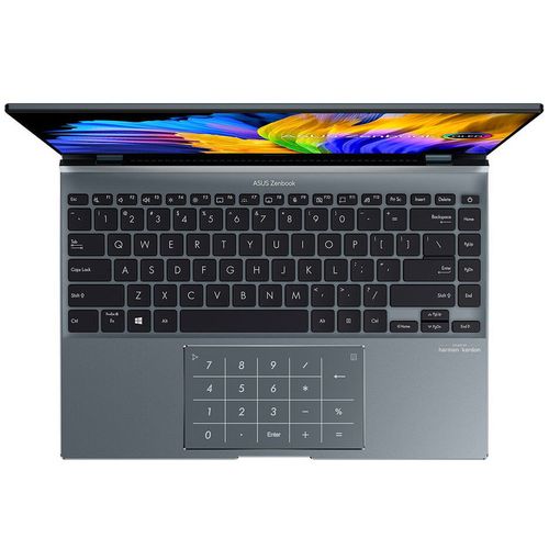 cumpără Laptop 14 ASUS Zenbook 14X OLED UX5401EA, Intel i7-1165G7 2.8-4.7GHz/16GB/SSD 512GB/Intel Iris Xe/WiFi 6 802.11ax/BT5.0/USB Type C/HDMI/HD WebCam/Illumination Keyboard/ASUS DialPad/FingerPrint / NumberPad/ 14 Touchscreen OLED WQXGA+  (2880x1800)/Windows 11 UX5401EA-KN155W în Chișinău 