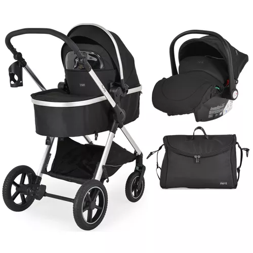 cumpără Сărucior pentru copii Moni Alina Black Onyx, 3in1 transformabil în Chișinău 