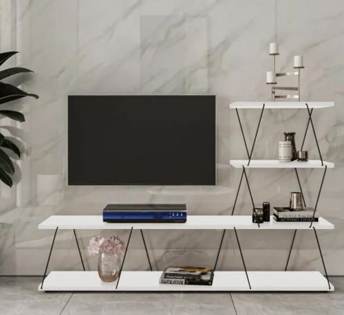 cumpără Comodă TV Trendy Ilgaz, Alb 150x93x30cm în Chișinău 