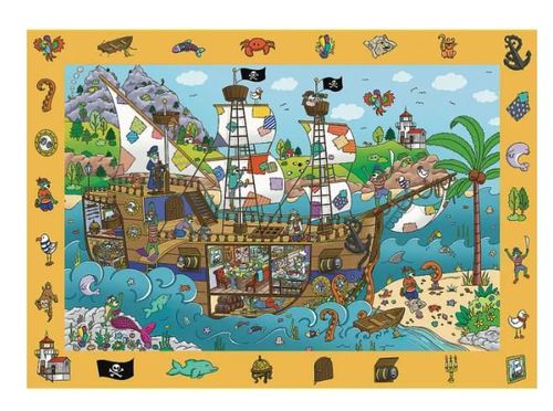 cumpără Puzzle Trefl 15594 Spy Guy. Corabia piratilor, 100el în Chișinău 