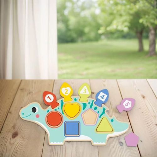 cumpără Puzzle Tooky Toy HP066 Puzzle din lemn Dinozaur 61972 în Chișinău 