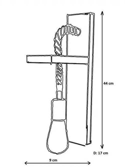 купить Бра Trendy Aplik-17, 17x40x9cm в Кишинёве 