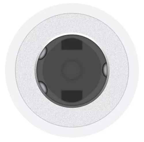 cumpără Adaptor pentru aparat mobil Apple Lightning to 3.5mm Headphone Jack Adapter White MMX62/MXK22 în Chișinău 