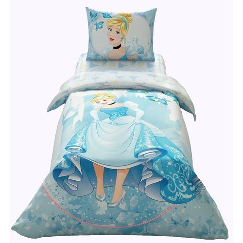 купить Детское постельное белье Tac Disney Cindrella Single (60260052) в Кишинёве 