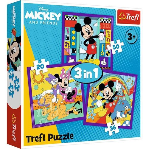 cumpără Puzzle Trefl 34894 Puzzle 3in1 Mickey and his merry crew, Disney Mickey Mourse and Friends în Chișinău 