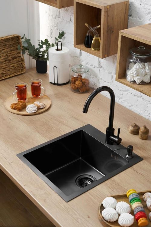 cumpără Accesoriu pentru chiuvete de bucătărie Fabiano Pentru chiuveta bucătărie 300 ml, Black în Chișinău 