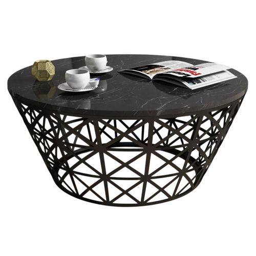 cumpără Măsuţă cafea Trendy Stil, Marmura Neagra 90x38x90cm în Chișinău 
