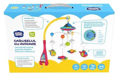 купить Карусель для кроватки Noriel INT1196 Carusel сu Avioane в Кишинёве 