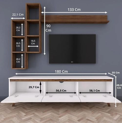 cumpără Set mobilă living Trendy M16, 804 180x48x35cm în Chișinău 