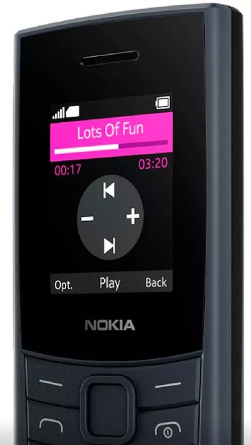 купить Телефон мобильный Nokia 110 (2023) Dual SIM 4G RO/RU Black в Кишинёве 