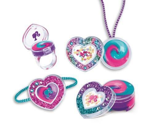 купить Набор для творчества miscellaneous 34068INT Barbie Sparkling Sweet Heart Lip Gloss Lockets в Кишинёве 