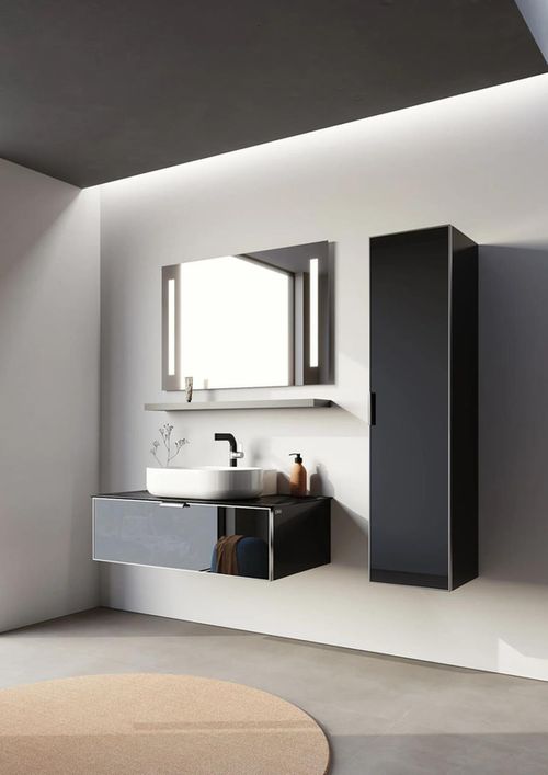 cumpără Dulap pentru lavoar Orka Yalikoy 90 Black în Chișinău 