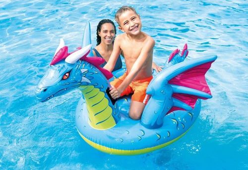 cumpără Accesoriu pentru piscină Intex 57563 pluta gonflabila DRAGON 201x191cm, 3+ în Chișinău 