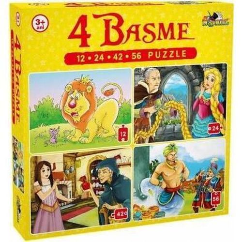 купить Головоломка Noriel NOR5328 Puzzle 4 Basme (12,24,42,56 piese) в Кишинёве 