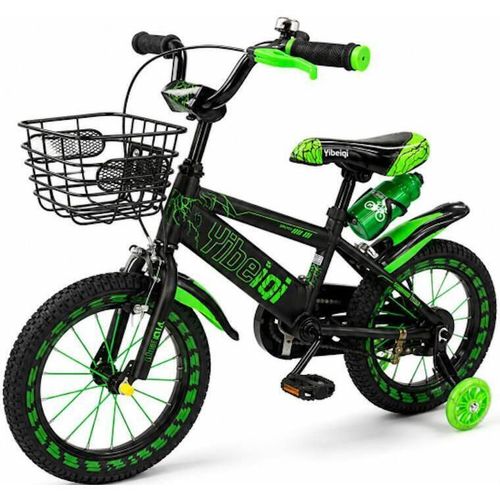 купить Велосипед Hobby World AS-6601 14", cu 4 roti, verde, 2711D в Кишинёве 
