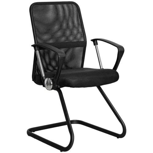 купить Офисный стул Deco F-60 L Black+Black Leg в Кишинёве 