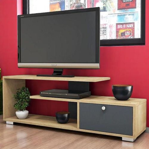 купить Тумба напольная для TV Remaks Meryem Oak/Antharacite в Кишинёве 