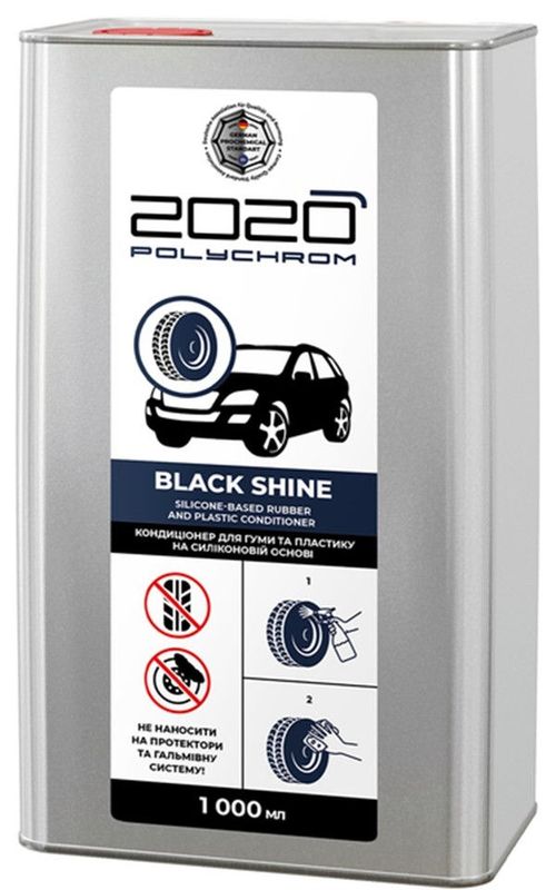 cumpără Produs de îngrijire auto Polychrom 2020 Polish pentru roți BLACK SHINE, 1 L în Chișinău 