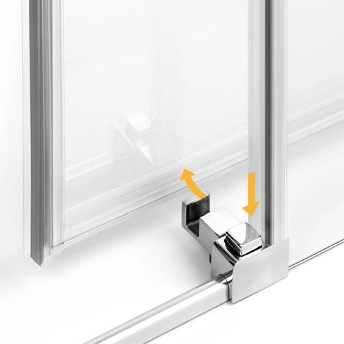 cumpără Cabină de duș New Trendy Prime Rectangular 100x80x200 Hinged D-0298A/D-0295A în Chișinău 