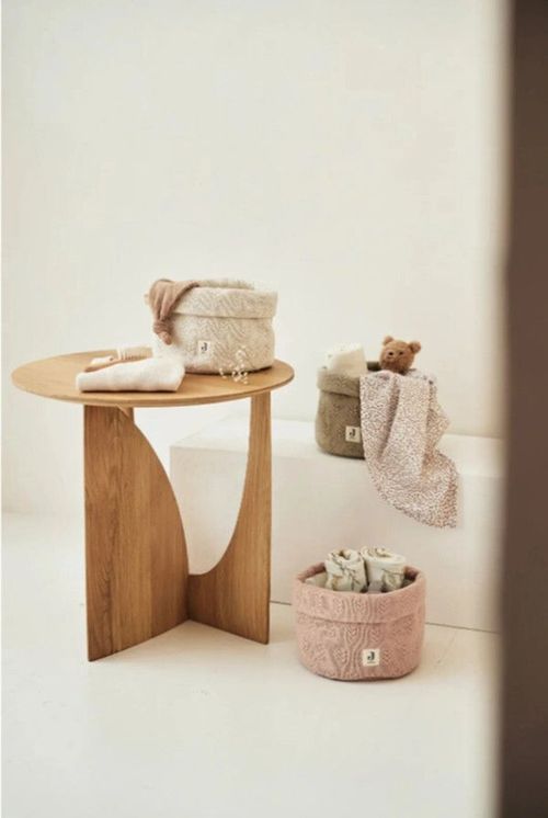 cumpără Cutie depozitare Jollein 580-001-67047 Cosulet Grain Knit Oatmeal în Chișinău 