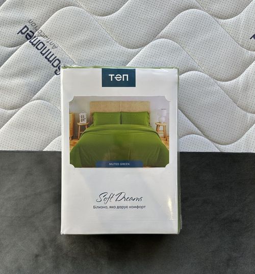 cumpără Textile de casă Relaxe Home Комплект постельного белья Soft Dreams 200x220 см Muted Green în Chișinău 