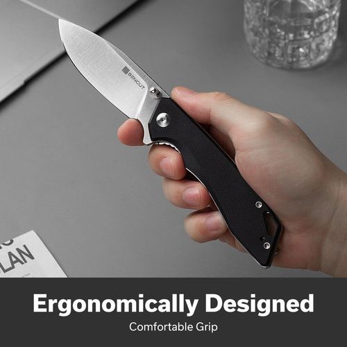 купить Нож походный Sencut S25055-1 Stratex, G10 negru, Liner Lock в Кишинёве 