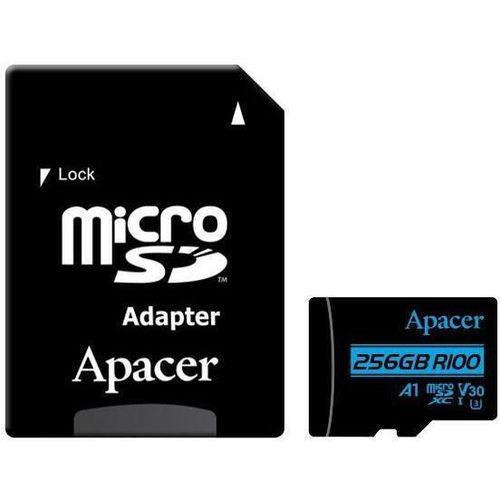 купить Флеш карта памяти SD Apacer AP256GMCSX10U7-R microSDXC 256GB в Кишинёве 