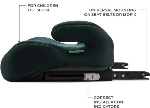 купить Автокресло KinderKraft I-BOOST i-Size 135-150cm KCIBOO00GRE0000 GREEN в Кишинёве 