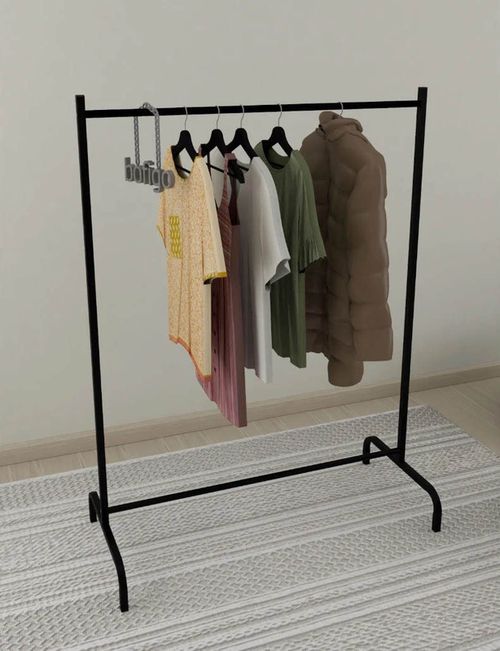 cumpără Cuier pentru haine Bofigo Clasic, 69x34x32,5 cm, Negru (21-01-06) în Chișinău 