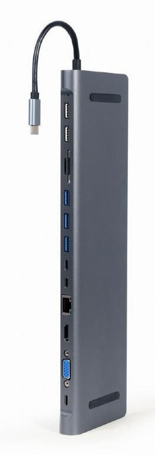 купить Переходник для IT Gembird A-CM-COMBO9-01 9-in-1: USB hub в Кишинёве 
