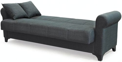 купить Диван Trendy Ares, extensibila cu lada de depozitare, 215x80x80cm, Gri inchis в Кишинёве 