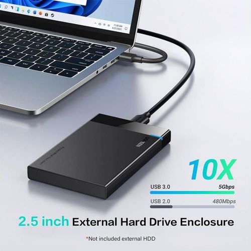 cumpără Boxe exterioare HDD Ugreen 30847 US221 2.5" SATA HDD / SSD Enclosure 5Gbps USB 3.0 Micro-B în Chișinău 