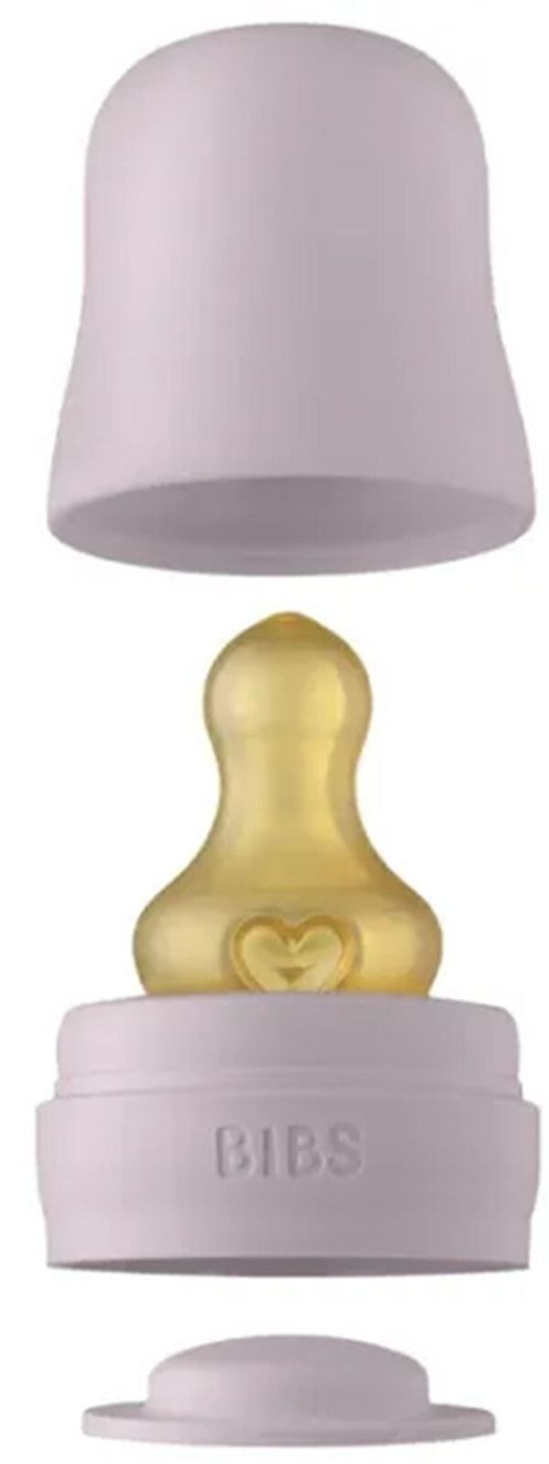 купить Поильник BIBS 5014267 Biberon din sticla Bibs Dusty Lilac cu tetina din latex 0+ luni, 225ml в Кишинёве 