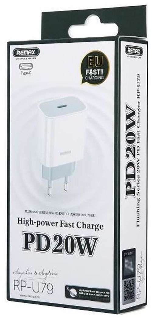 cumpără Încărcător cu fir Remax RP-U79 20W PD Fast Charger în Chișinău 