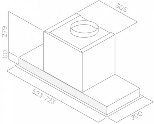купить Вытяжка Elica HIDDEN IX/A/60 в Кишинёве 