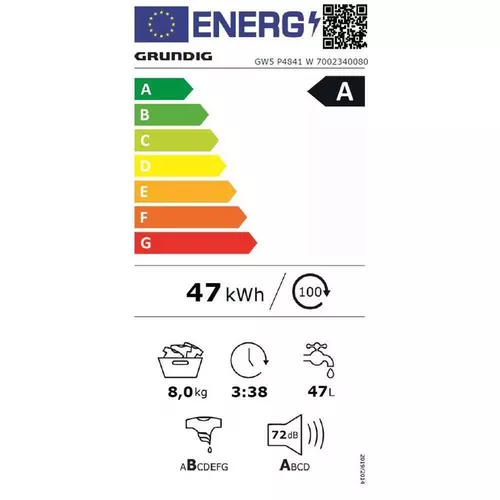 cumpără Mașină de spălat frontală Grundig GW5P4841W în Chișinău 