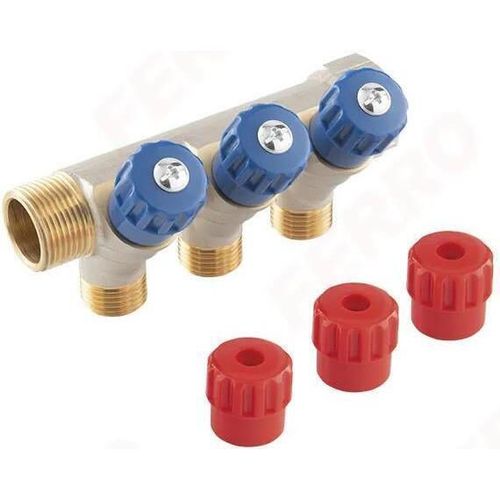 cumpără Supapă de închidere Ferro RDW200300 Distribuitor cu ventil 3/4x1/2 - 3 cai în Chișinău 