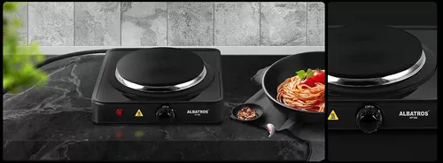 купить Плита электрическая настольная Albatros AP16B Black в Кишинёве 