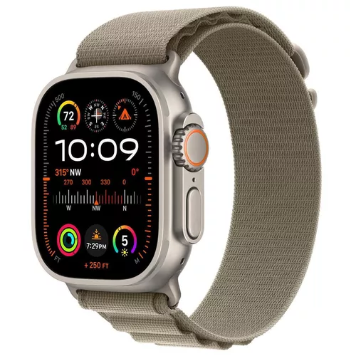 cumpără Ceas inteligent Apple Watch Ultra 2 GPS + Cellular, 49mm Olive Alpine - Large MRF03 în Chișinău 