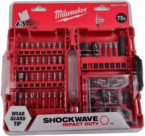купить Набор головок, бит, насадок Milwaukee 4932471588 Set biti de impact ShW CD XL TX 75buc. в Кишинёве 