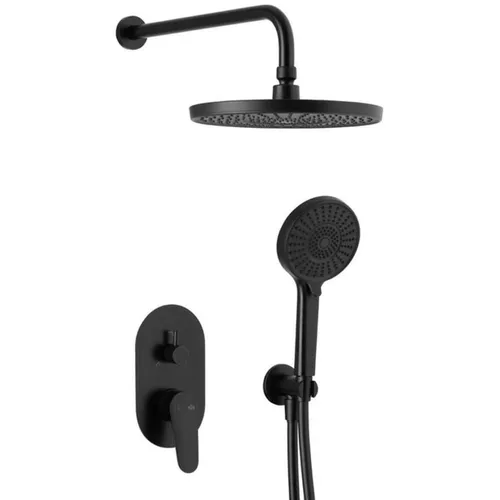cumpără Set pentru duș kfa armatura Otava Black встраиваемый в стену черный în Chișinău 