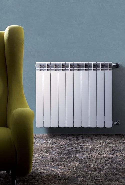 купить Радиатор Radiatori 2000 Design Helyos Evo 500mm (1elem.) white в Кишинёве 