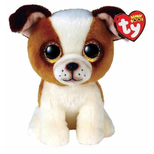 cumpără Jucărie de pluș TY TY36396 HUGO brown white dog 15 cm în Chișinău 