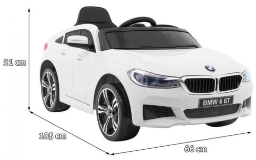 cumpără Mașină electrică pentru copii Ramiz PA.JJ2164.BIA BMW 6 GT белый în Chișinău 