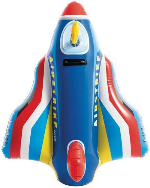 cumpără Plută-saltea gonflabilă Intex 57531 Plută-saltea gonflabilă Avion de vânătoare cu pistol de apă, 112х91cm, 3+ în Chișinău 