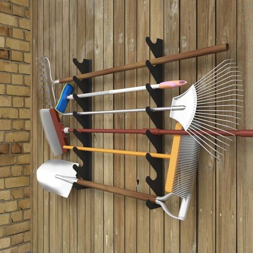 купить Система хранения инструментов Nex Home Element fixare pt unelte de grădină Metkas 800x30x120mm, Antracit в Кишинёве 