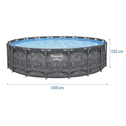 купить Бассейн каркасный Bestway 561KC APX 365, 549x132cm Round Pool Set 26423L в Кишинёве 