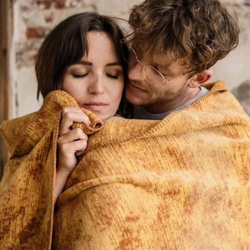 cumpără Textile de casă Ibena 3107/200 Jacquard Decke Aldosa Yellow în Chișinău 